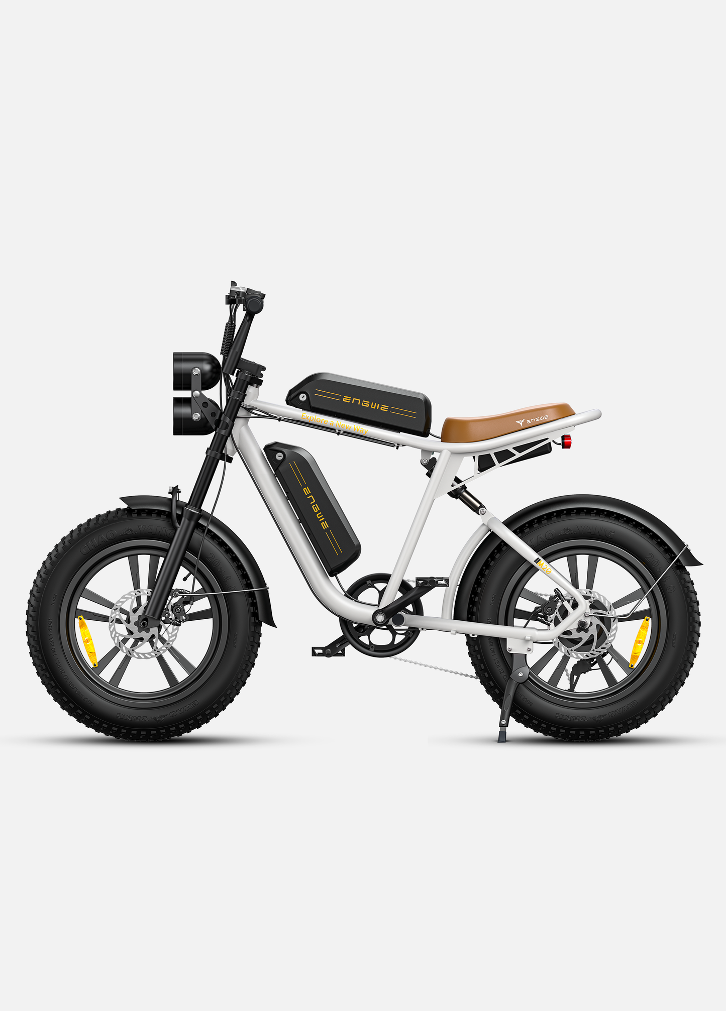 ENGWE M20 Electric Bike - Long Range, 750W Motor (Peak 1000W), Full Suspension For Max Comfort