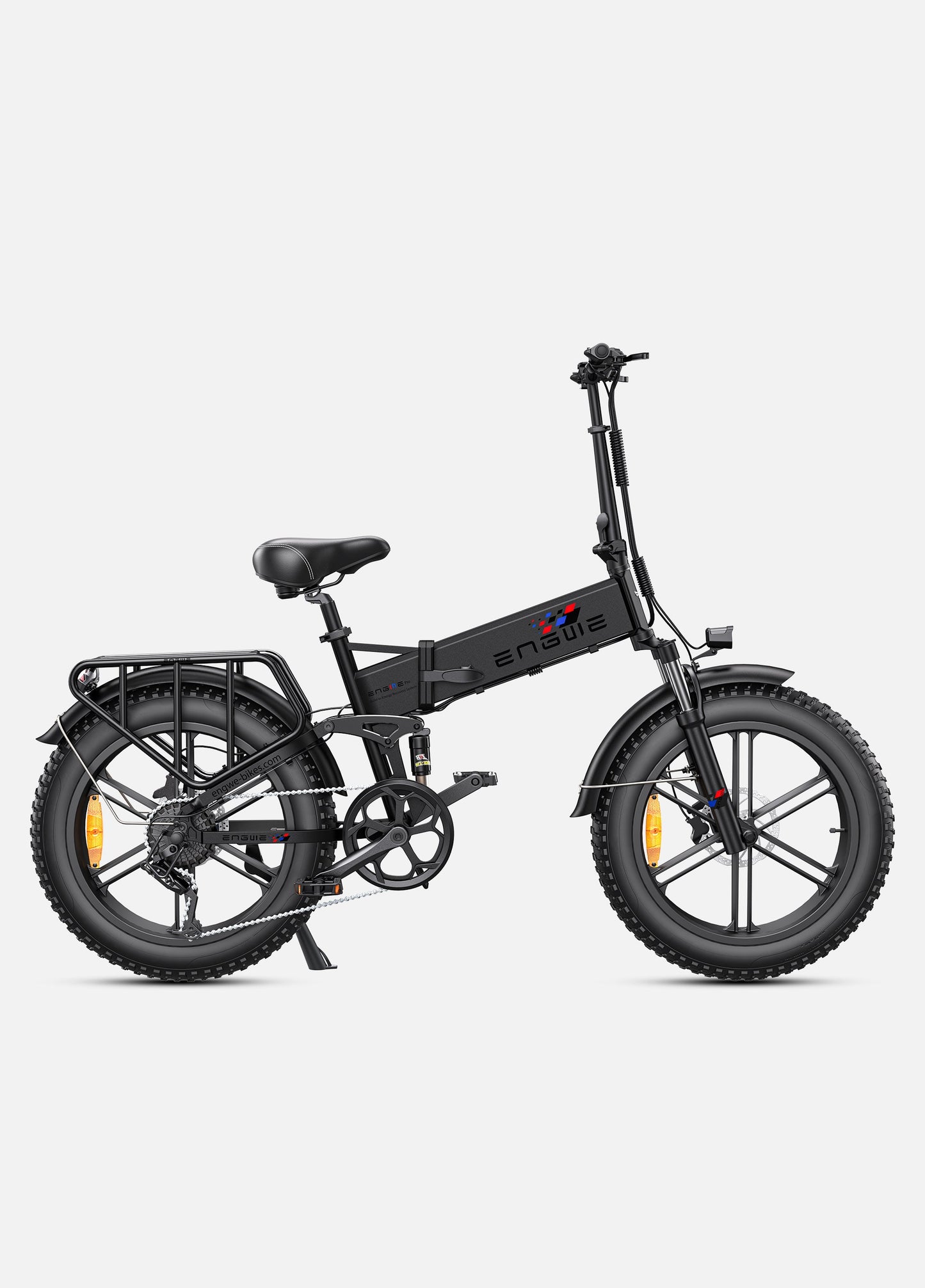 Engwe Engine Pro 750W Fat Tire Commuter Folding Electric Bike With Full Suspension