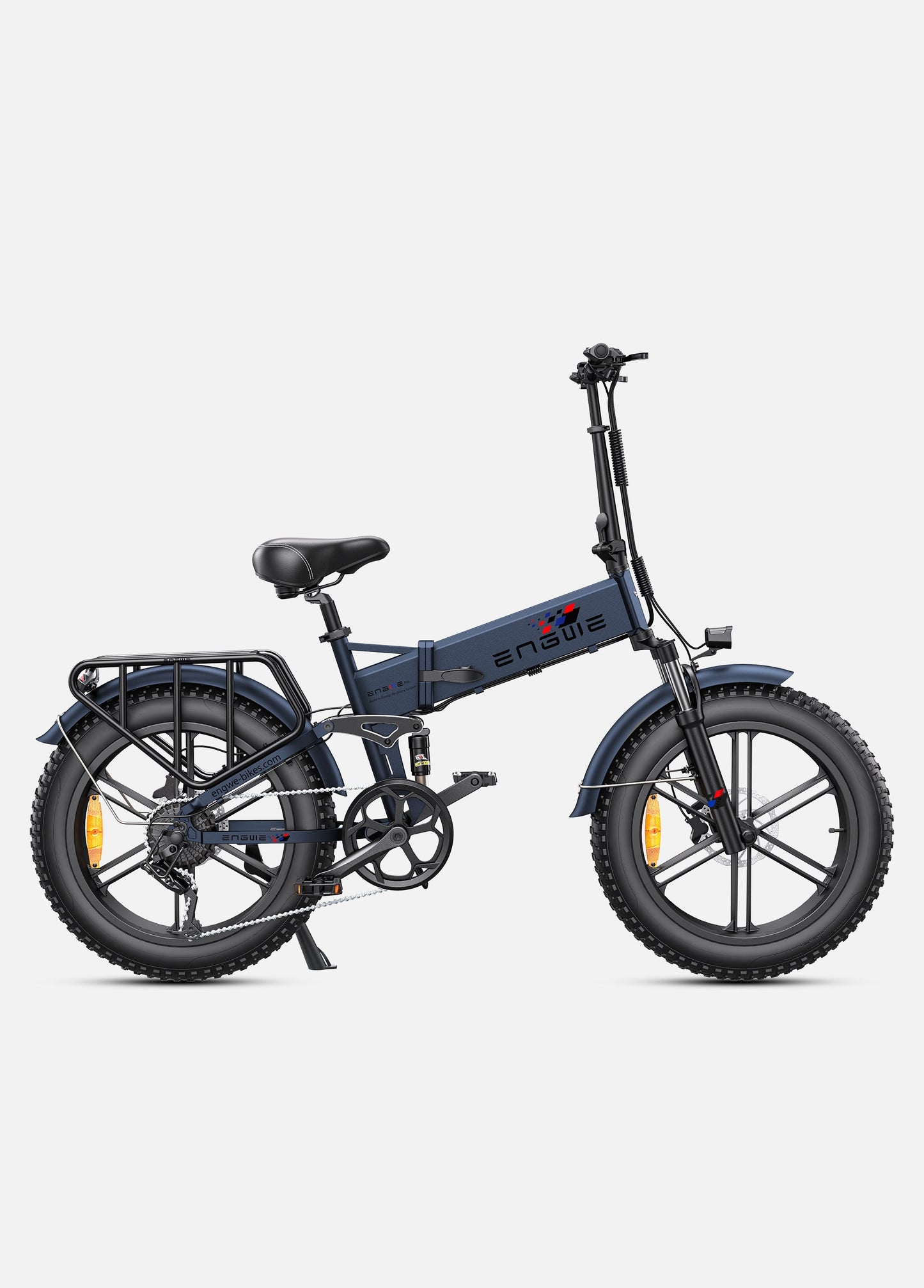 Engwe Engine Pro 750W Fat Tire Commuter Folding Electric Bike With Full Suspension