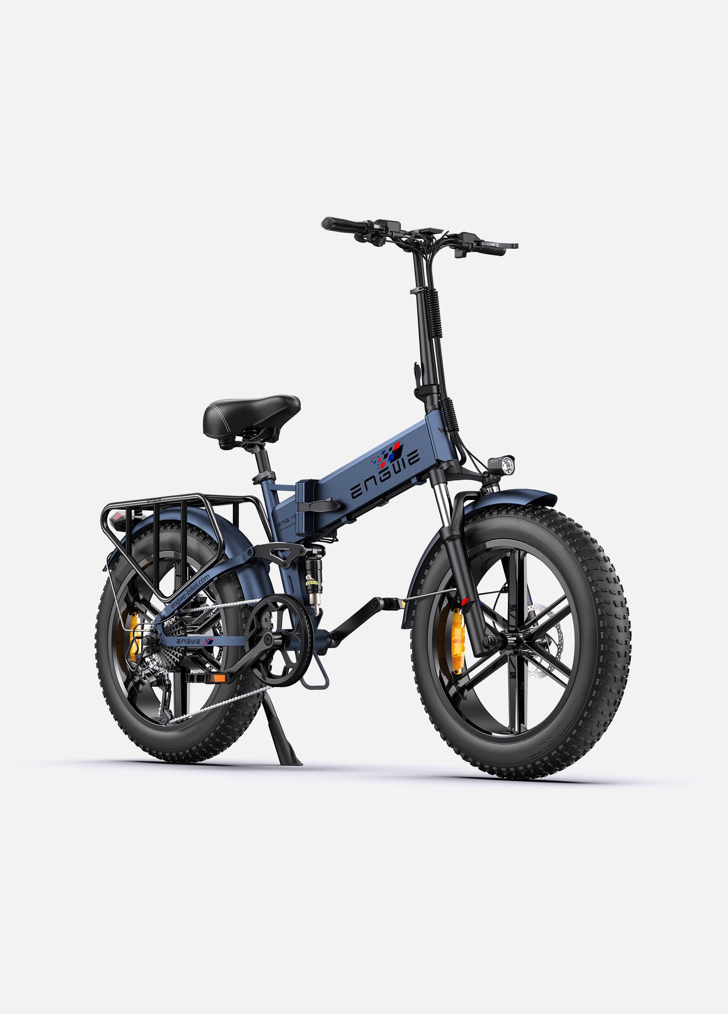 Engwe Engine Pro 750W Fat Tire Commuter Folding Electric Bike With Full Suspension