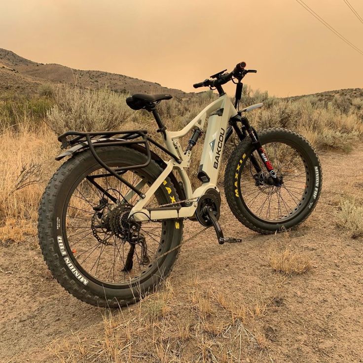 Bakcou Storm G2 Full Suspension Electric Hunting Bike Bafang Ultra Mid Drive Motor