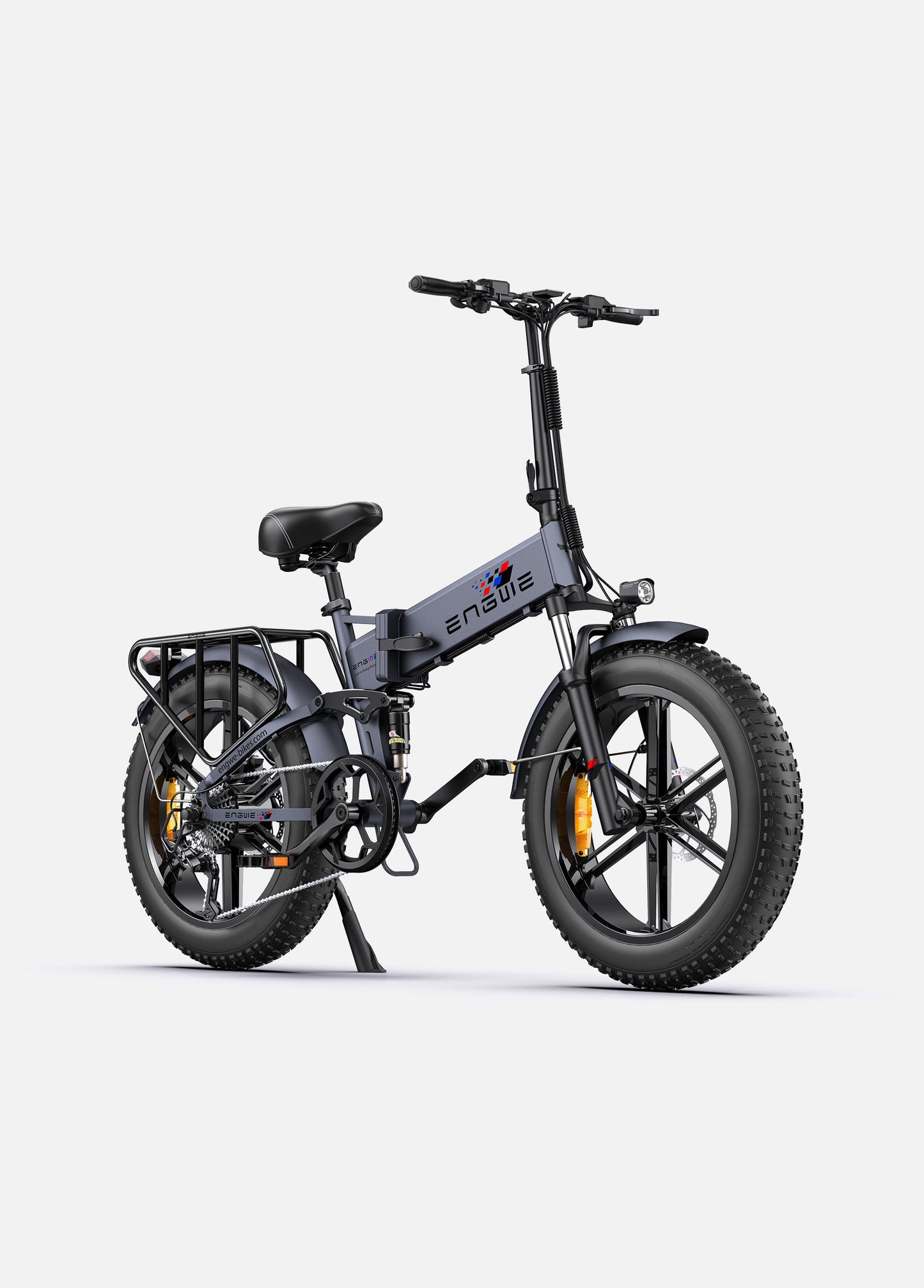 Engwe Engine Pro 750W Fat Tire Commuter Folding Electric Bike With Full Suspension