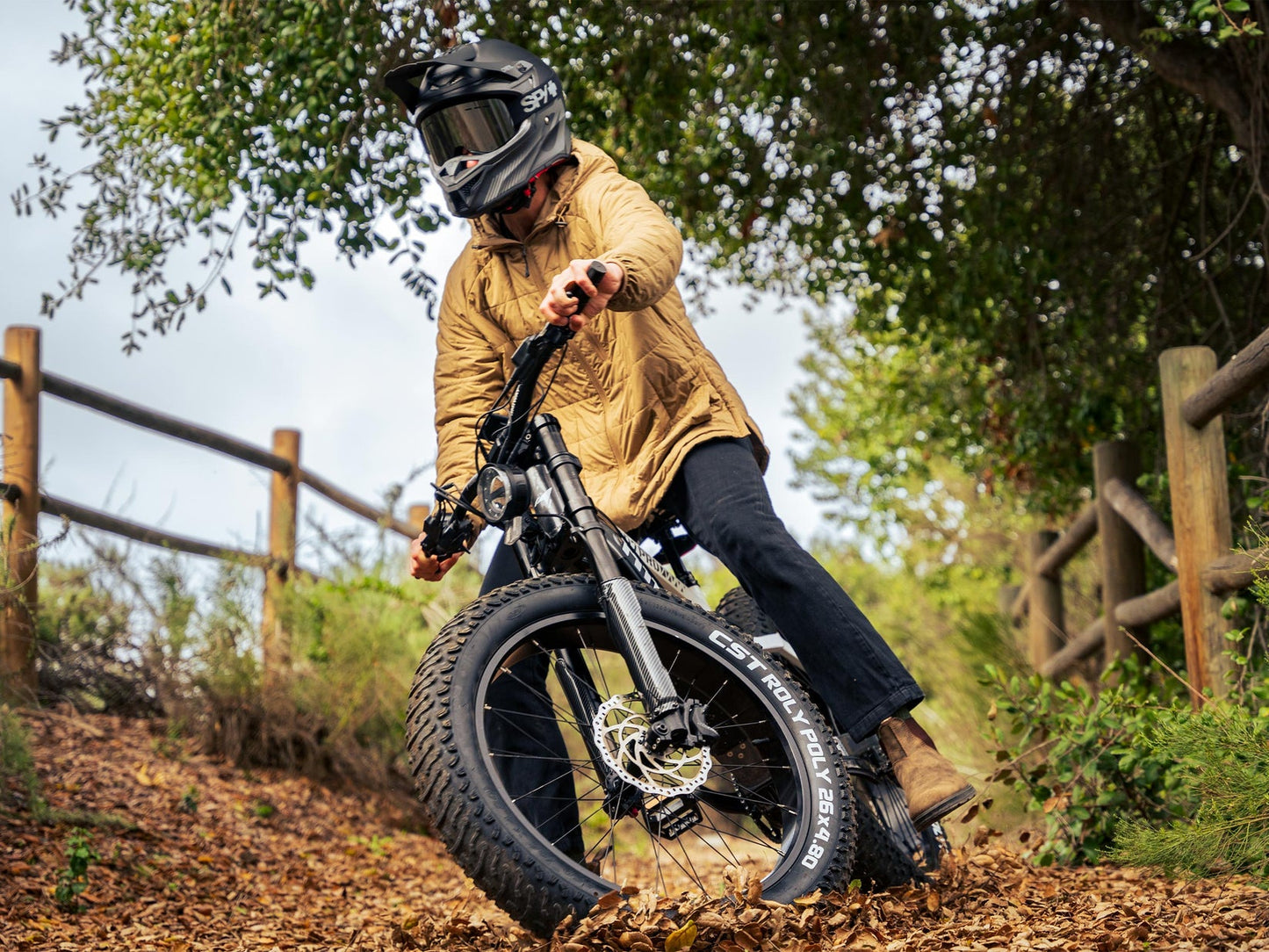 Himiway Cobra Pro Full Suspension Electric Bike w/ All Terrain Fat Tire 1000W For Steep Mountainous Hills