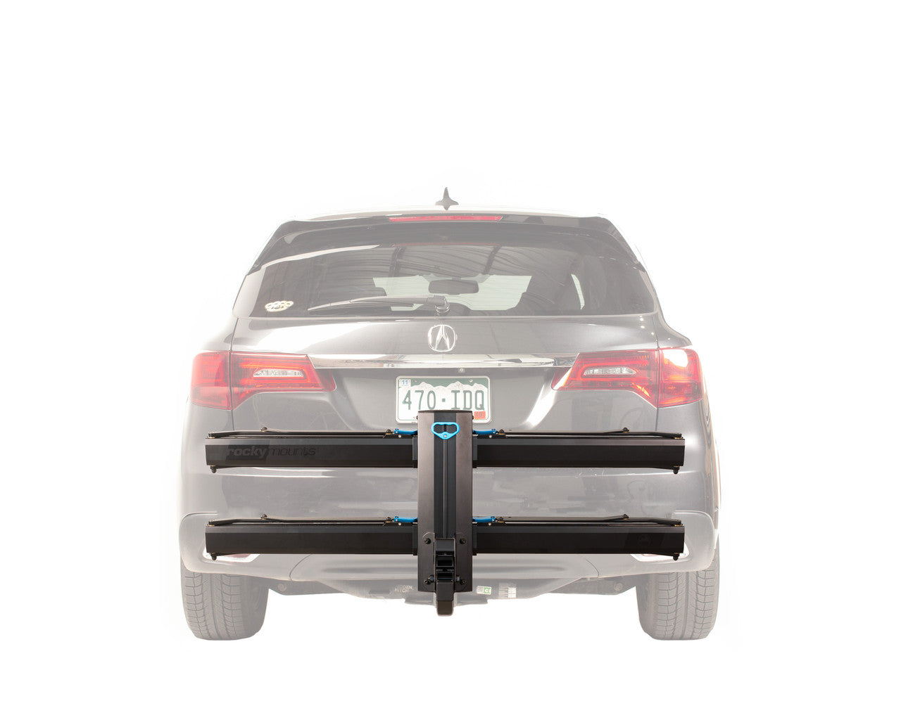 Rocky Mounts GuideRail 2-Bike Rack - Supports Up To 3" Wide Tires and 60 lbs Per Bike