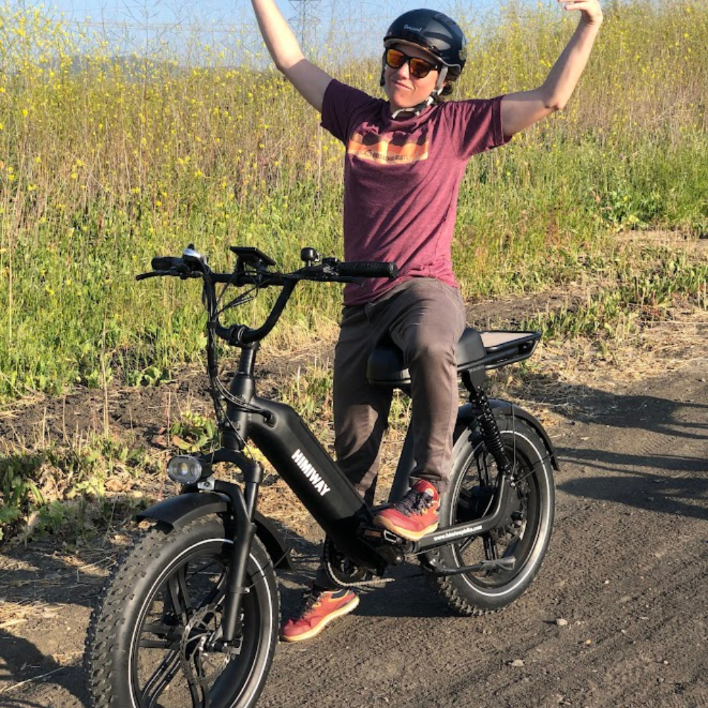 Himiway Escape Pro 750W Long Range Full Suspension Moped-style Electric Bike