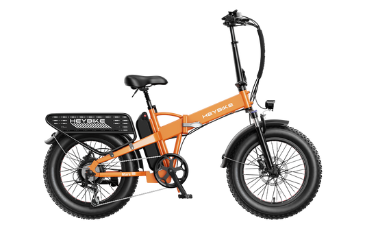 HeyBike Mars 2.0 - Folding 20" x 4" Fat Tire Electric Bike, w/ Front Suspension