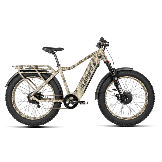 Rambo Megatron 3.0 Bafang Dual 1000w All Wheel Drive Fat Tire Electric Hunting Bike