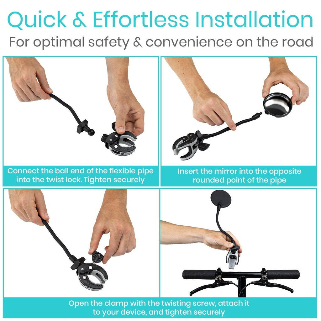 Mobility Scooter Mirror Set