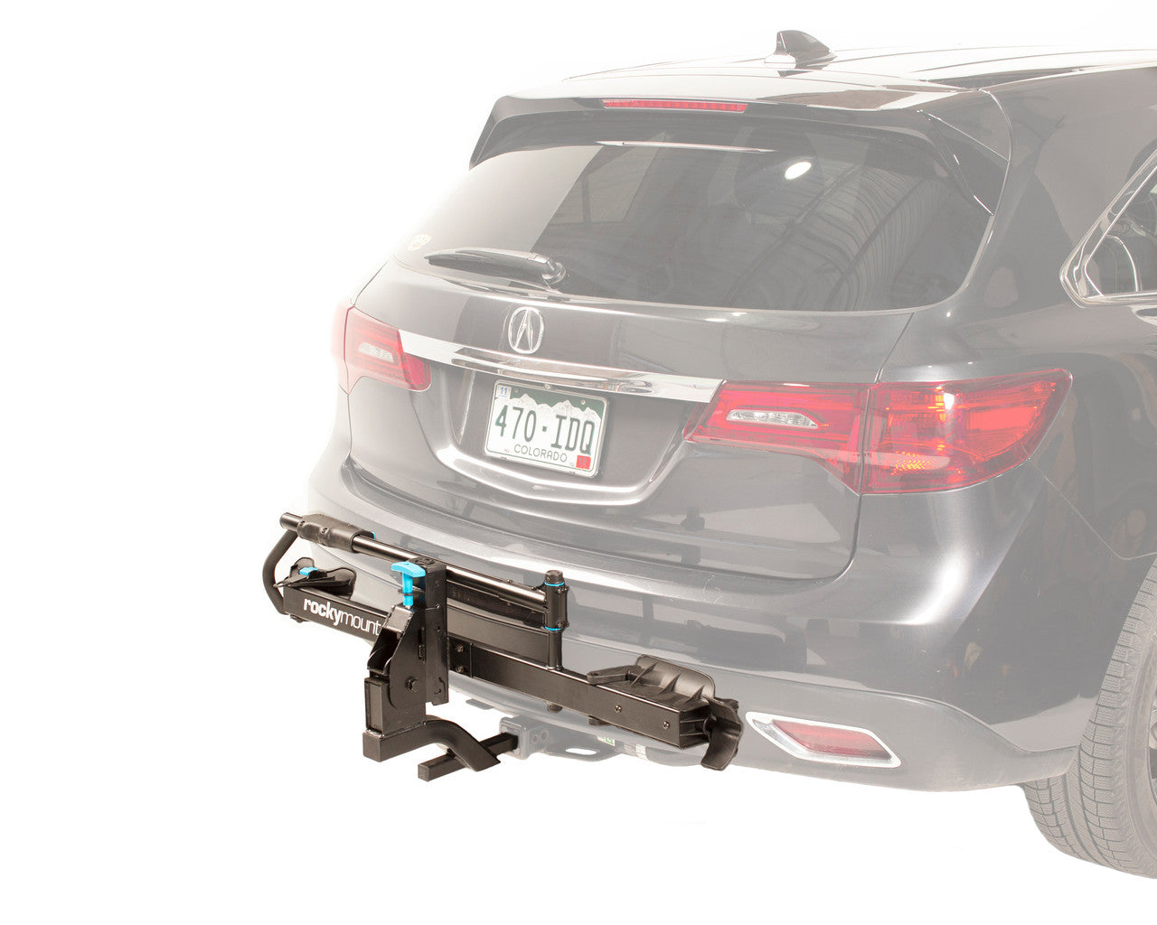 Rocky Mounts MonoRail Solo, Single-Bike Rack - Supports Bikes up to 5" Wide Tires and 60 lbs Bike