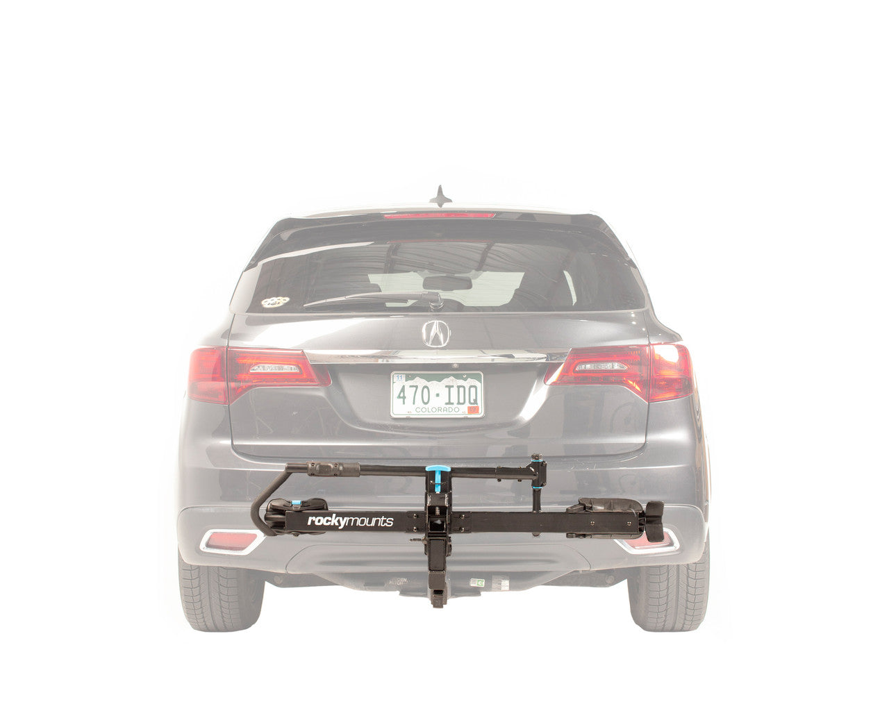 Rocky Mounts MonoRail Solo, Single-Bike Rack - Supports Bikes up to 5" Wide Tires and 60 lbs Bike