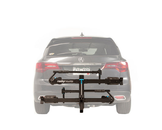 Rocky Mounts MonoRail 2-Bike Rack - Supports Bikes up to 5" Wide Tires and 60 lbs Per Bike