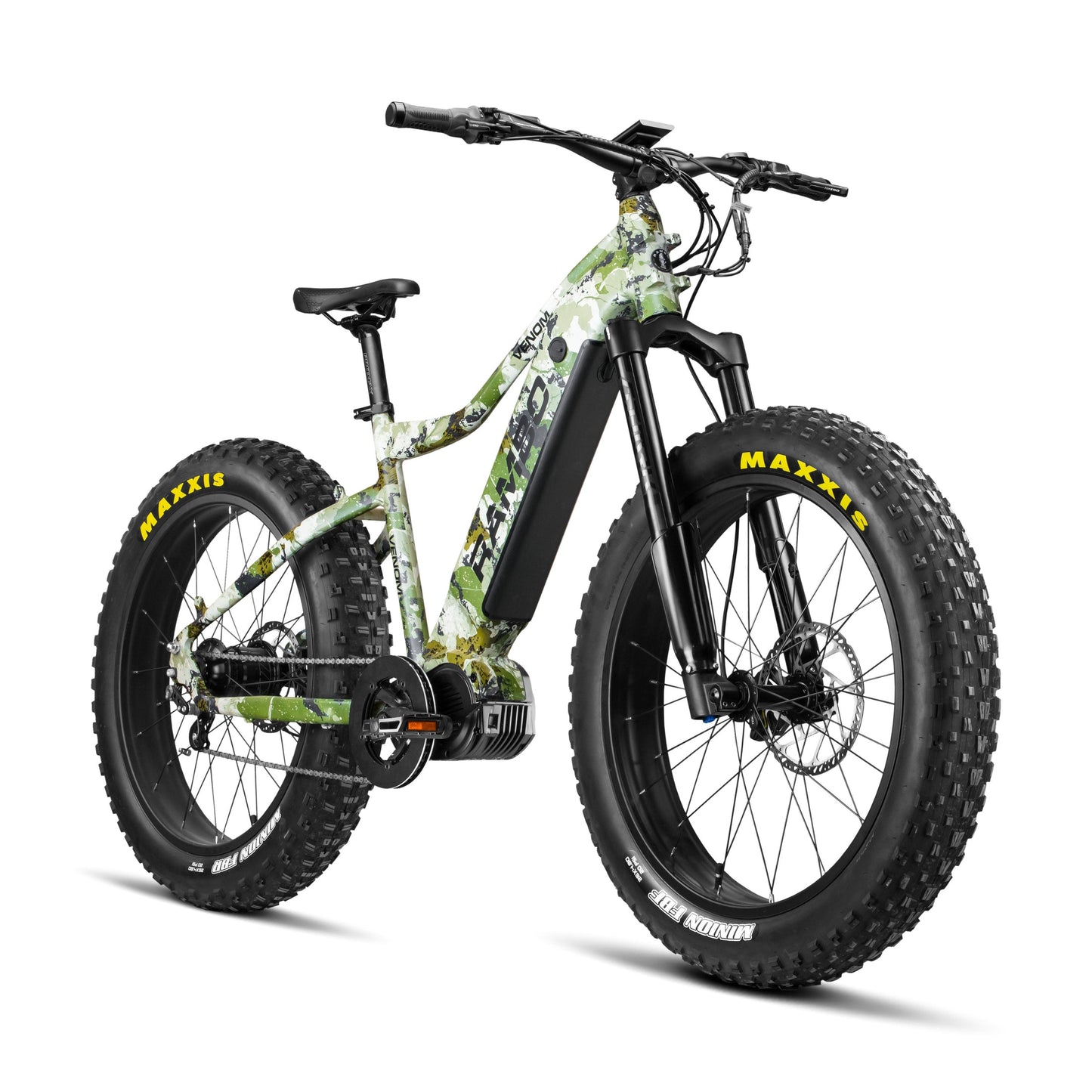 Rambo Venom 1000W Ultra Mid Drive Motor Fat Tire Electric Hunting Bike