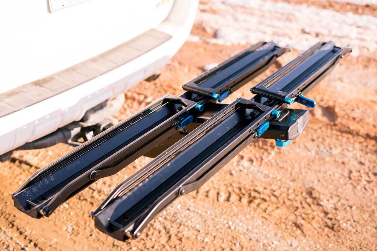 Rocky Mounts GuideRail 2-Bike Rack - Supports Up To 3" Wide Tires and 60 lbs Per Bike