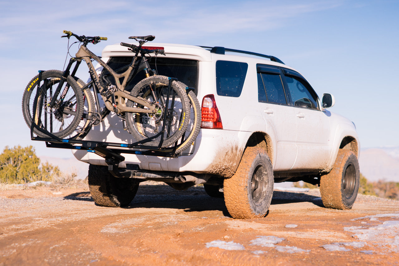 Rocky Mounts GuideRail 2-Bike Rack - Supports Up To 3" Wide Tires and 60 lbs Per Bike