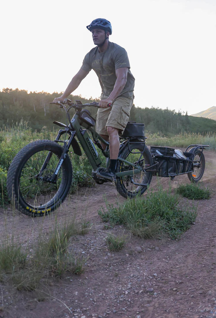 Bakcou Mule Elite Step Through 26" Electric Hunting Bike Bafang Ultra Mid Drive Motor