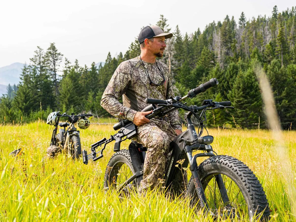 Himiway Cobra Pro Full Suspension Electric Bike w/ All Terrain Fat Tire 1000W For Steep Mountainous Hills