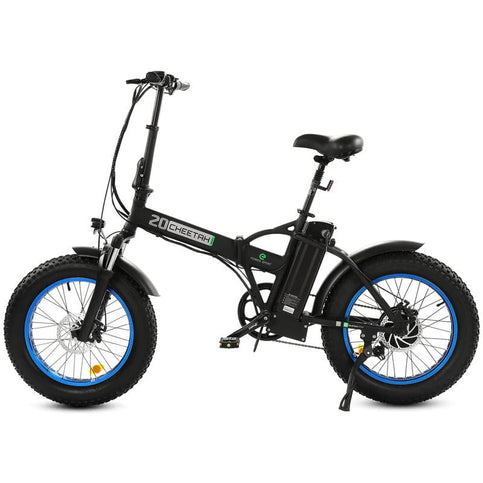 Ecotric 48V Portable Folding Fat Tire Long Distance eBike 500W w/ LCD Display For Leisure