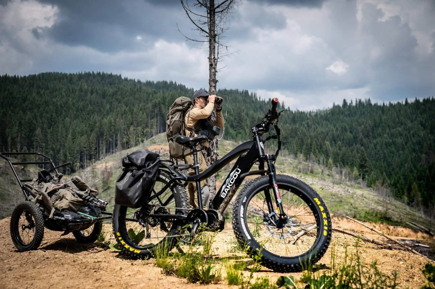 Bakcou Mule Elite Step Through 26" Electric Hunting Bike Bafang Ultra Mid Drive Motor