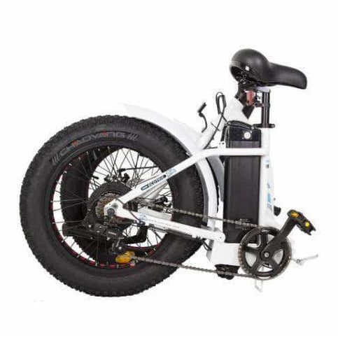 Ecotric Dolphin Long Distance Step Thru Folding Fat Tire Electric Bike w/ 500W