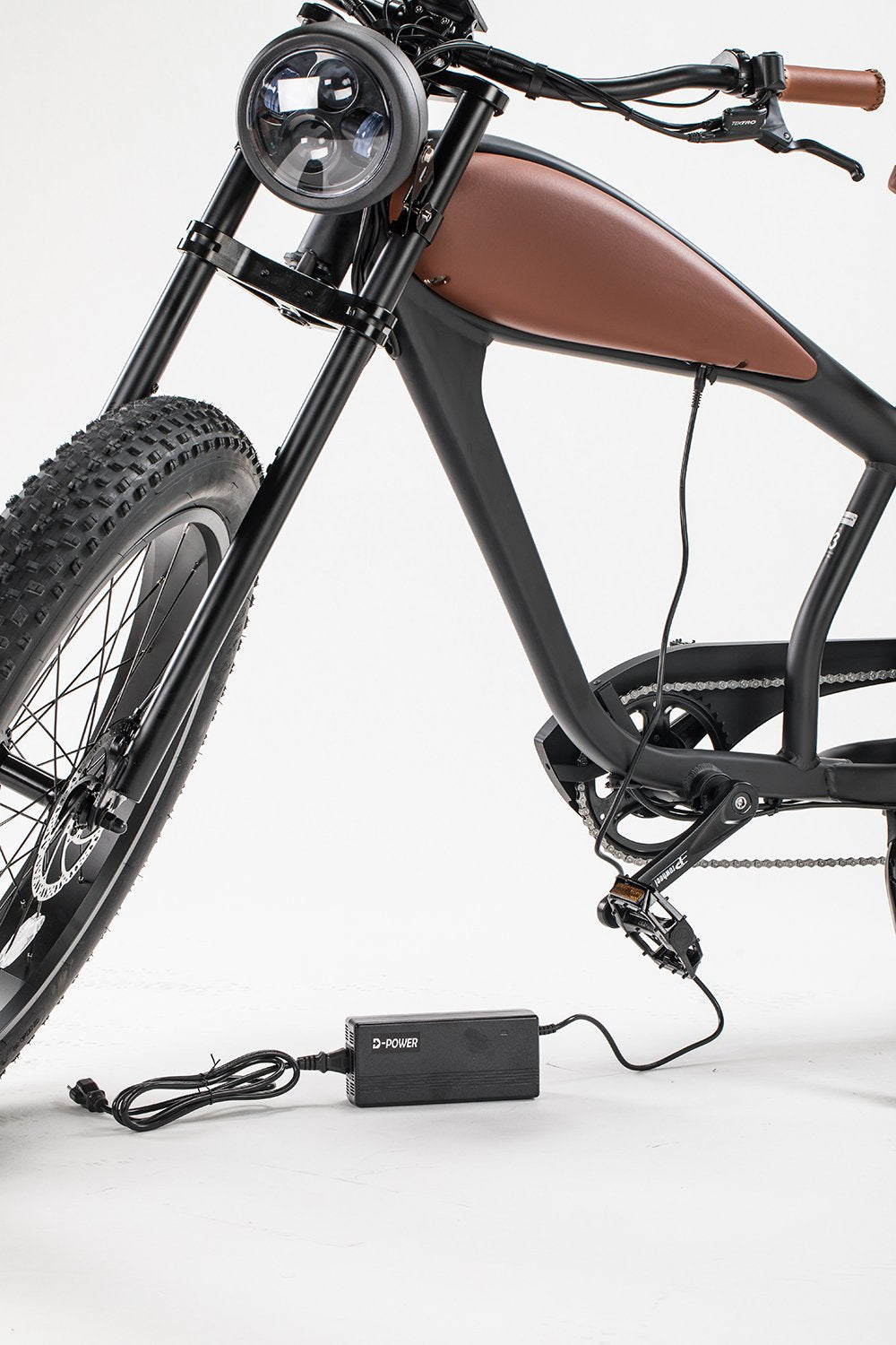 Revi Bikes Cheetah Cafe Racer Elite 26 Inch Fat Tire Ebike 48V 750W Electric Bike