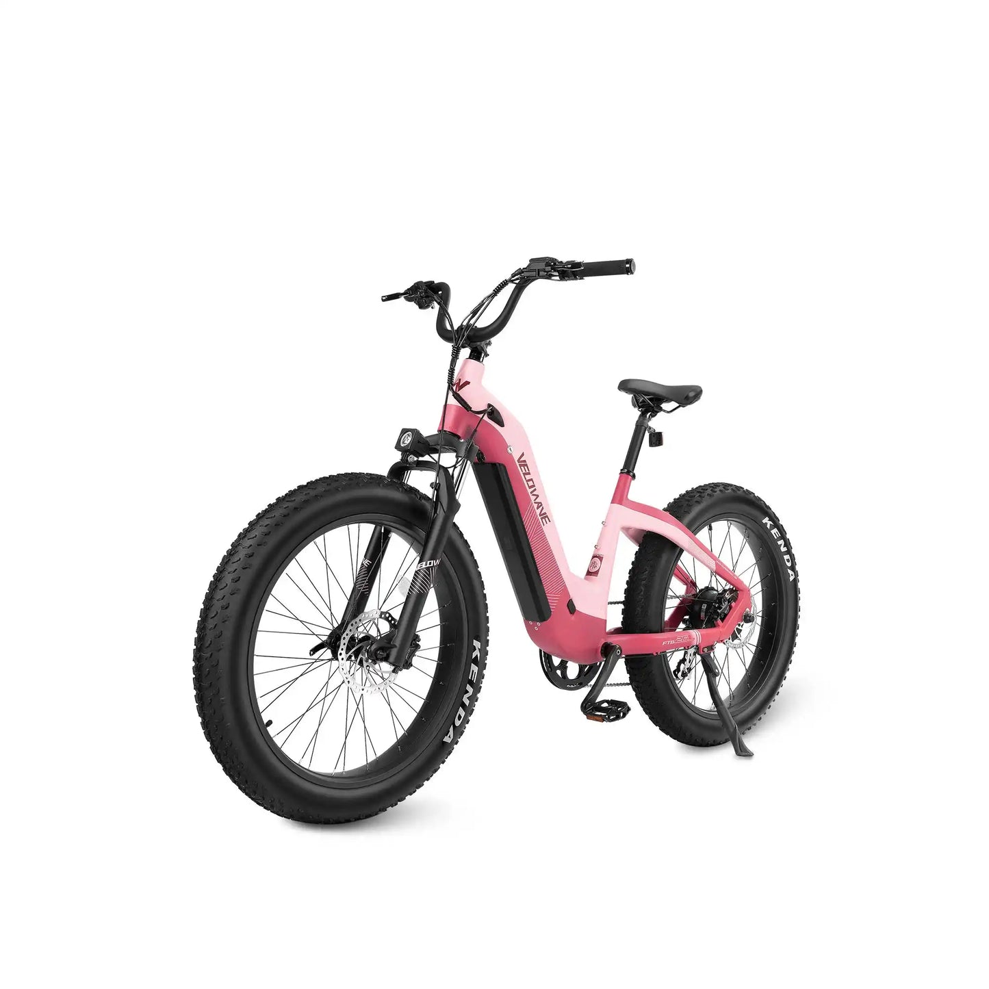 Velowave Grace Step Thru Electric Bike - All Terrain Fat Tire 750W Motor with Suspension Fork