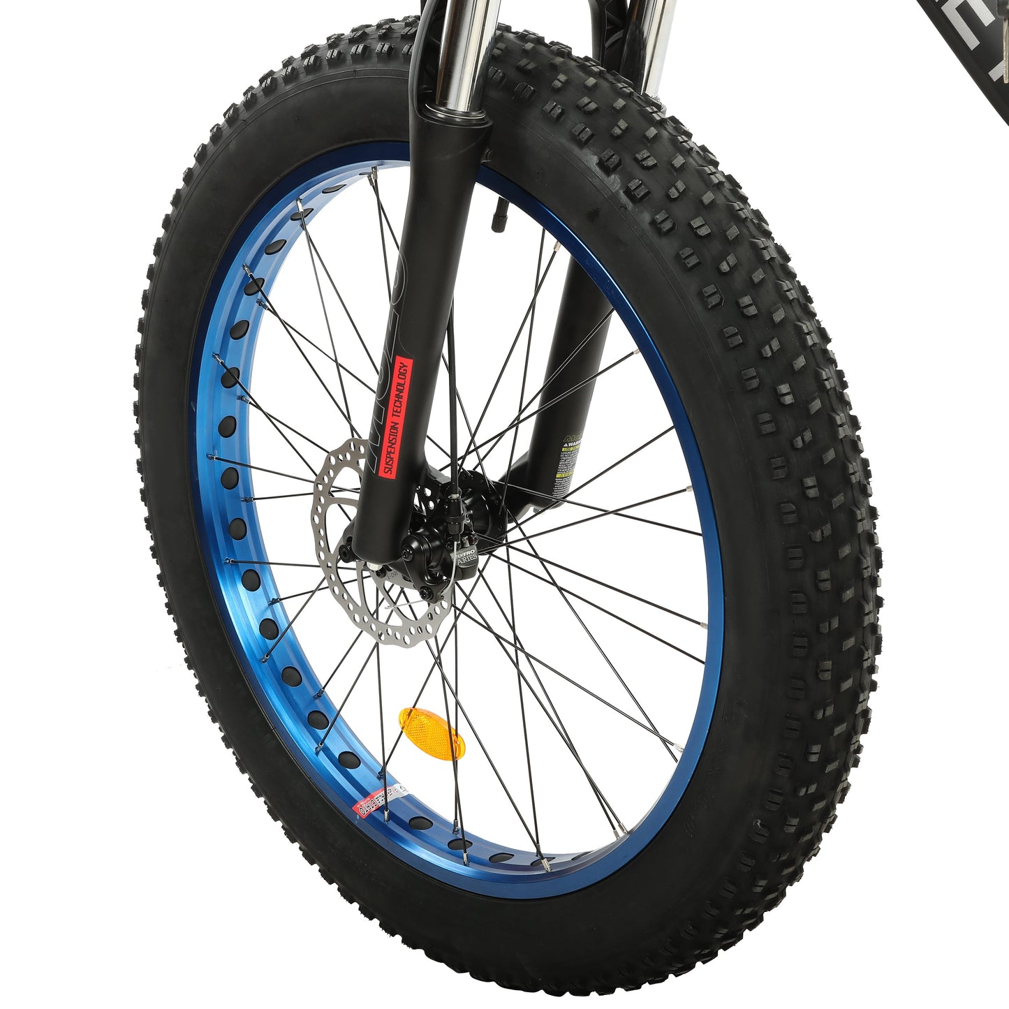 Ecotric Rocket All Terrain Fat Tire Electric Bike w/ 500W - Leisure, Commute, Trail Riders
