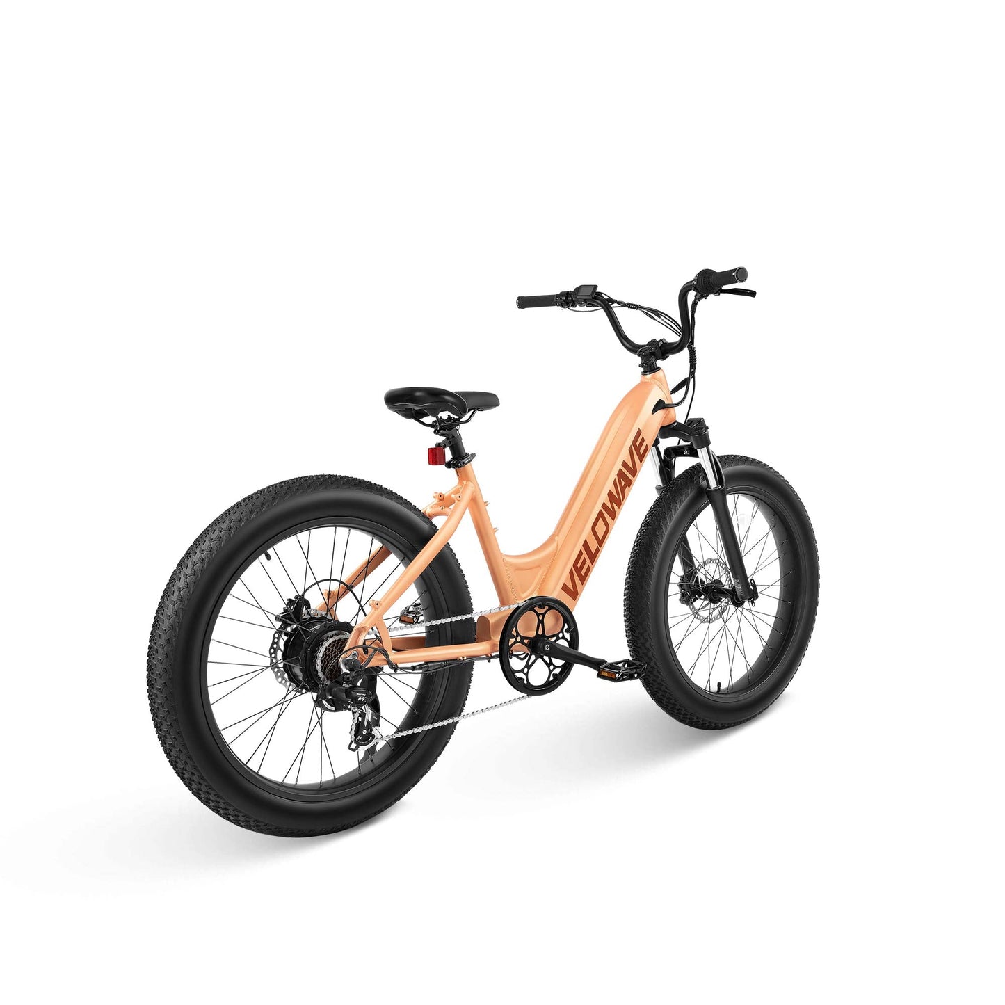 Velowave Rover Step Thru Fat Tire Electric Bike - 750W Motor