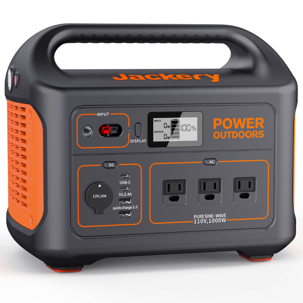 Jackery Explorer 880 Portable Power Station - For Outdoors, RV, Camping, Hunting, Emergency Back Up