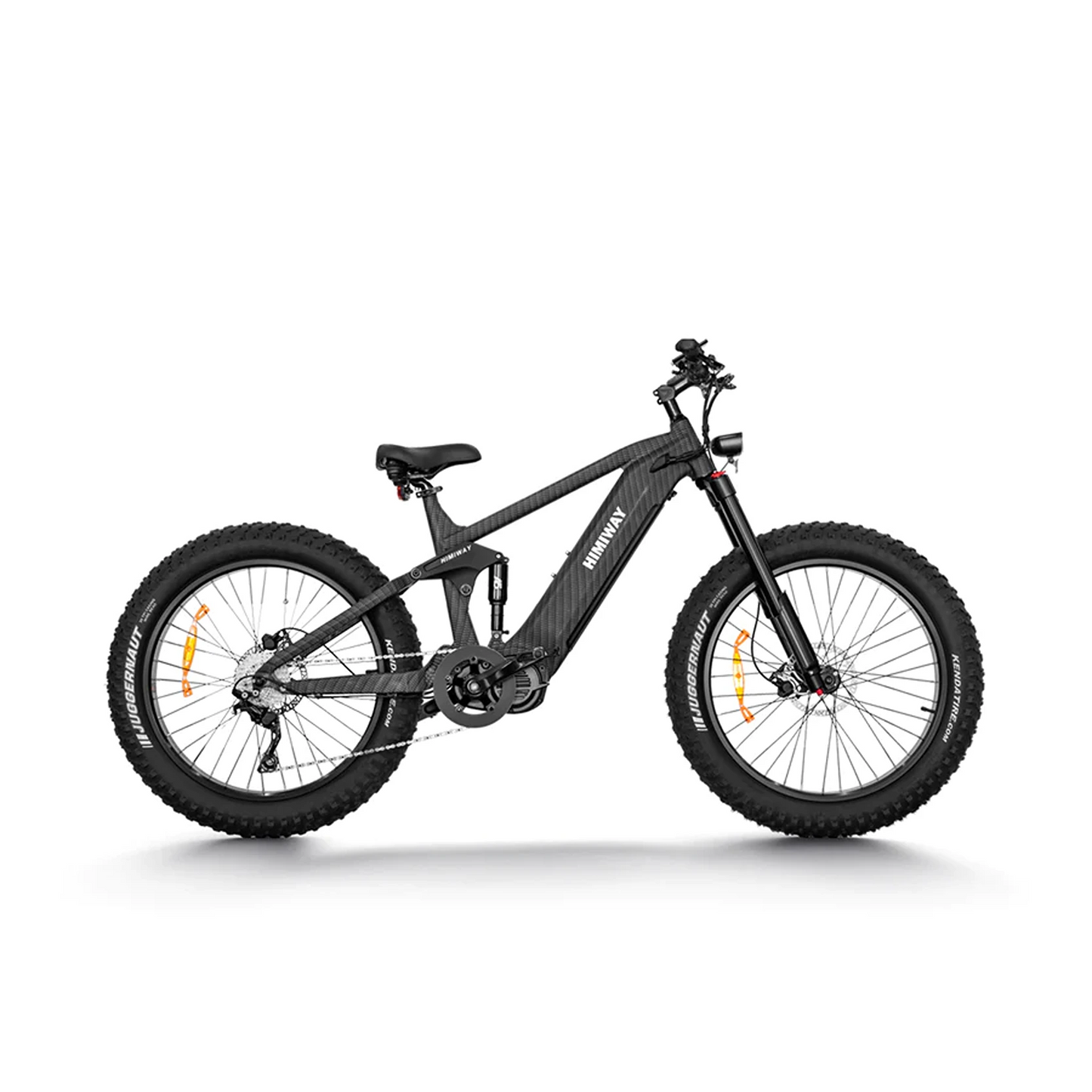 Himiway Cobra Pro Full Suspension Electric Bike w/ All Terrain Fat Tire 1000W For Steep Mountainous Hills