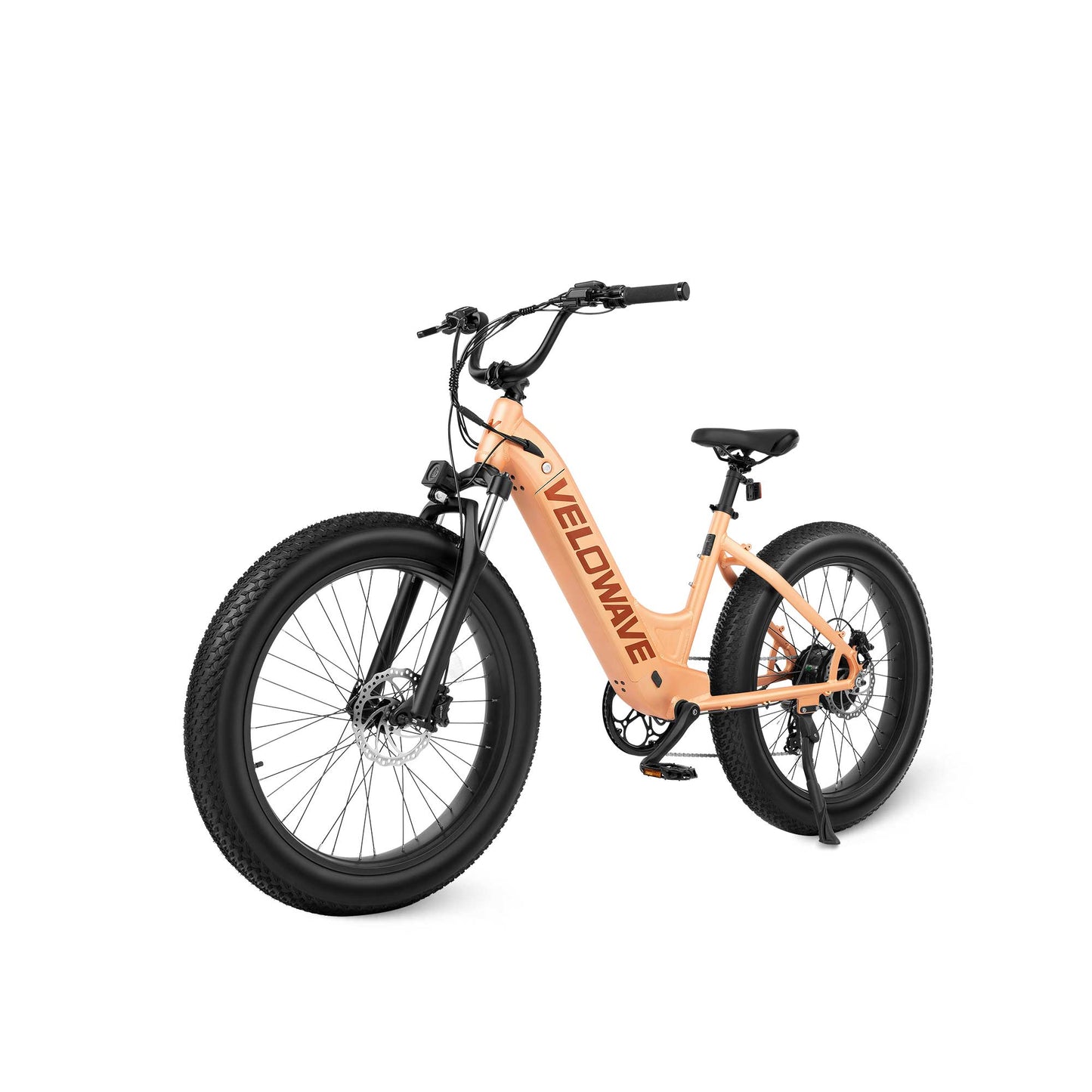 Velowave Rover Step Thru Fat Tire Electric Bike - 750W Motor