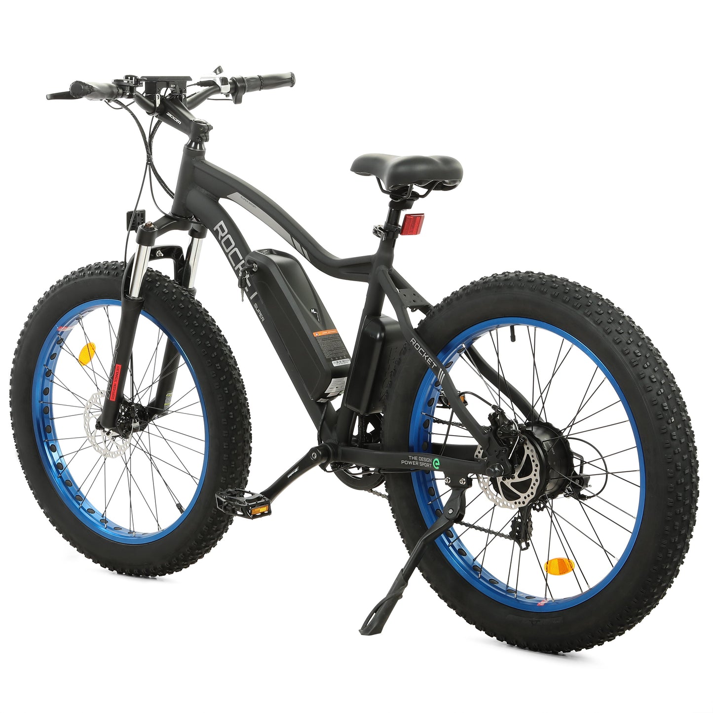 Ecotric Rocket All Terrain Fat Tire Electric Bike w/ 500W - Leisure, Commute, Trail Riders