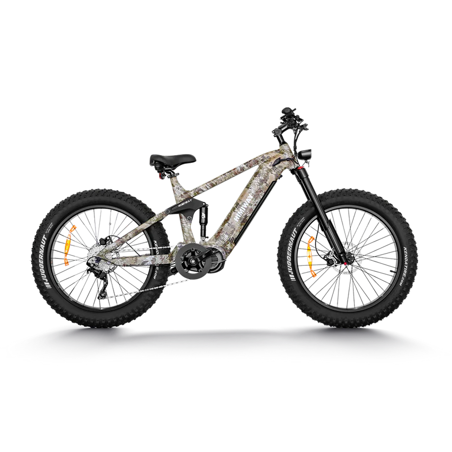 Himiway Cobra Pro Full Suspension Electric Bike w/ All Terrain Fat Tire 1000W For Steep Mountainous Hills