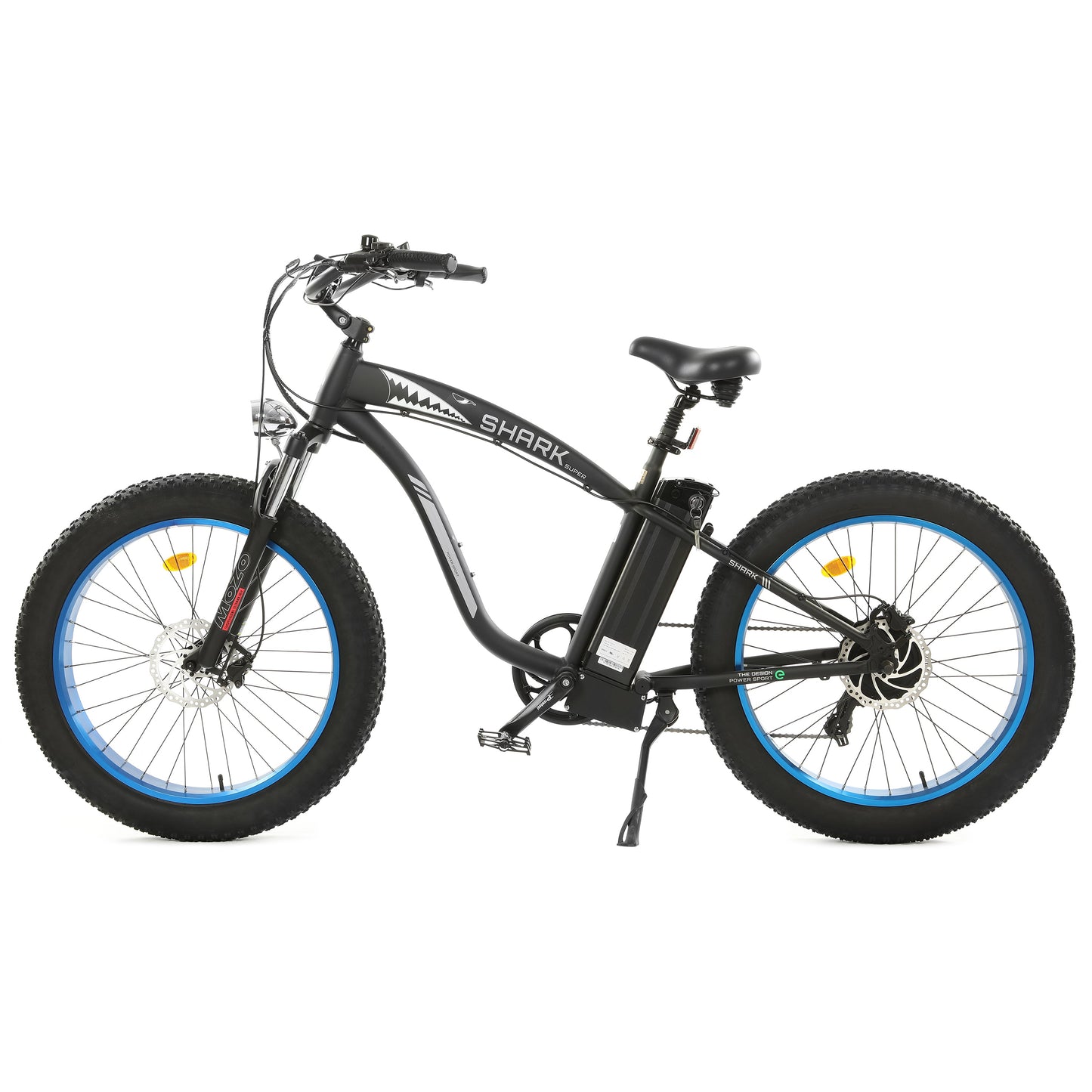 Ecotric Hammer Vintage Style Fat Tire Cruiser, Dual Seat Suspension For Max Comfort - 750W Motor For Powerful Retro Riders