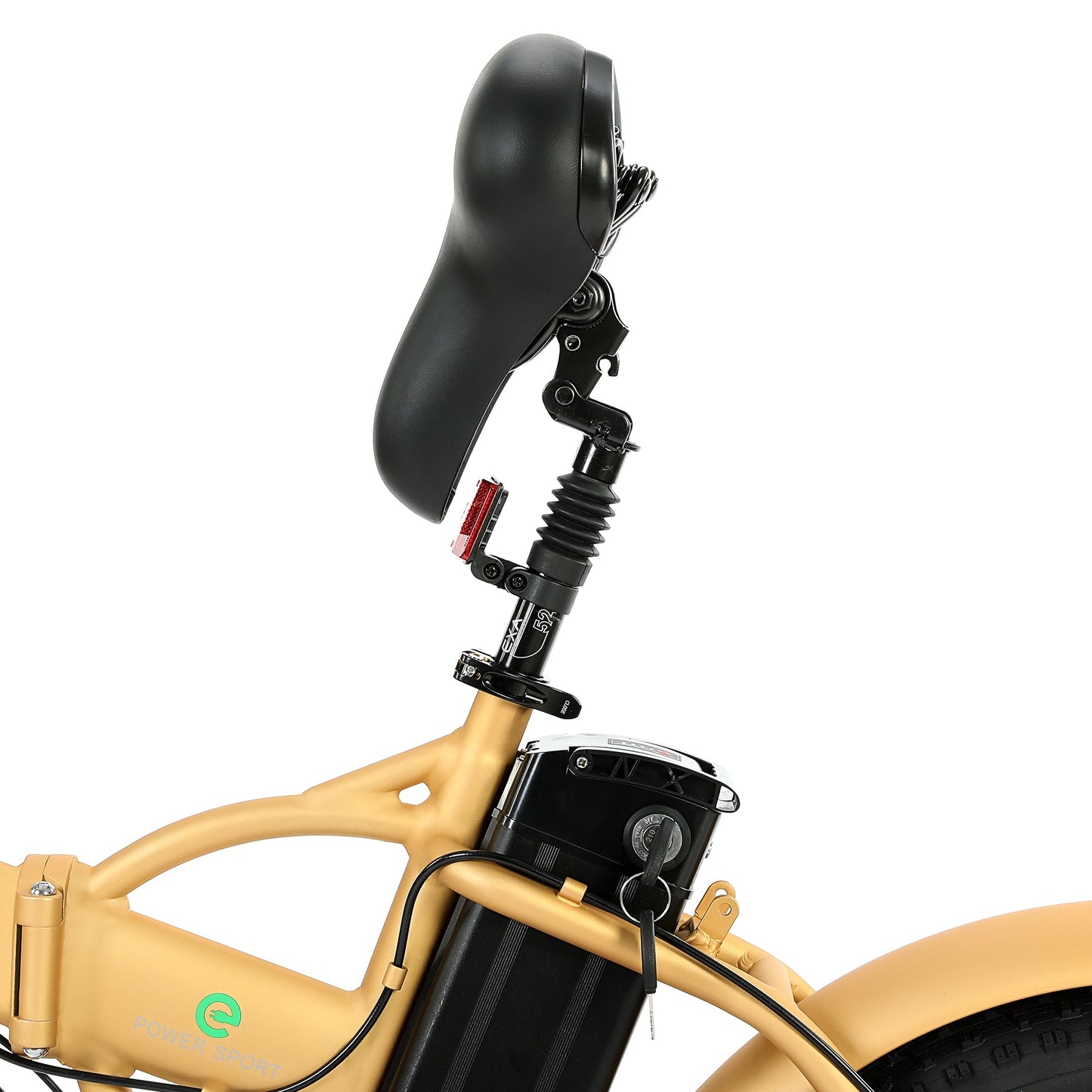 Ecotric 48V Portable Folding Fat Tire Long Distance eBike 500W w/ LCD Display For Leisure