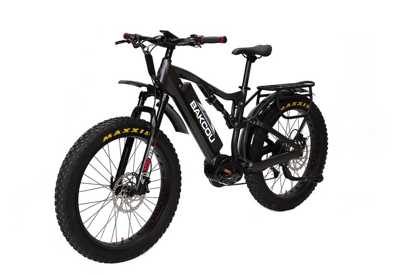 bafang ultra electric bicycle Bakcou Storm 19in. Electric Bike, Matte Black / 25ah