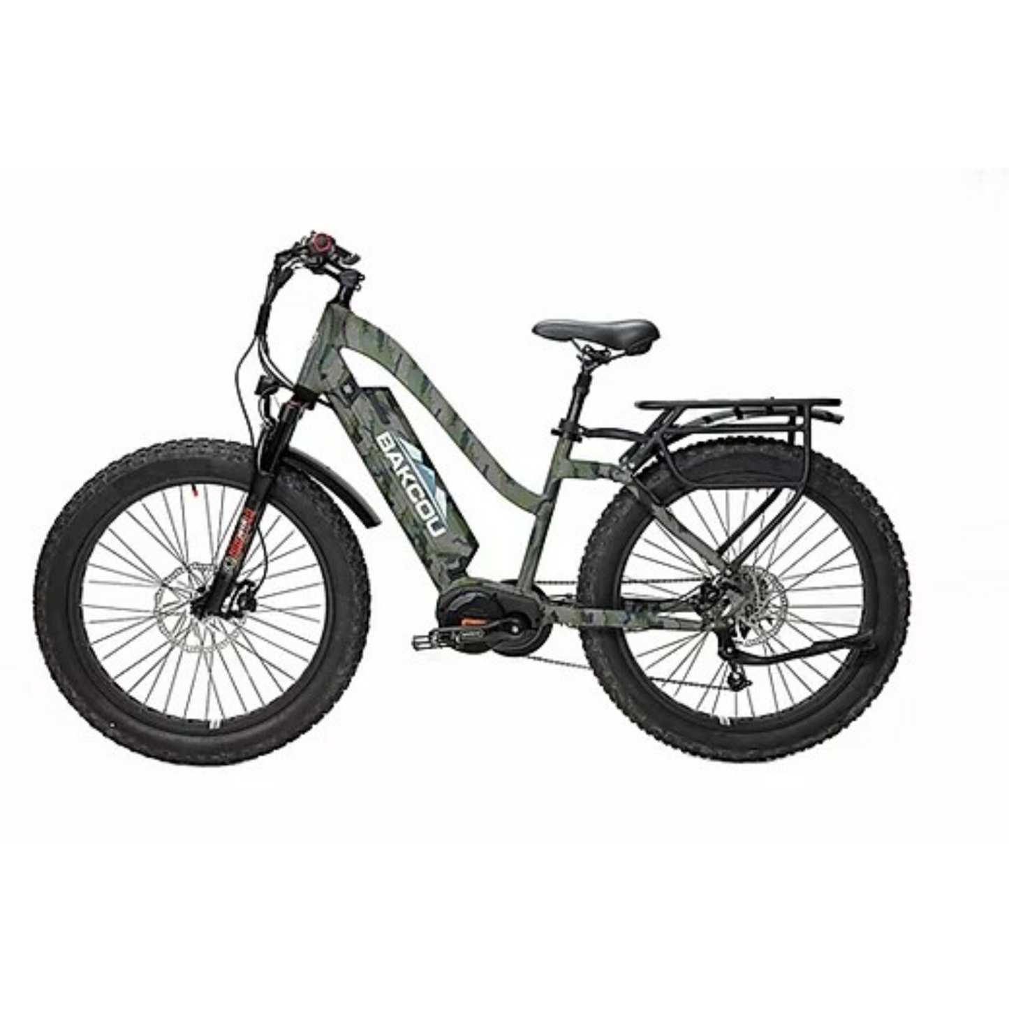 Bakcou Mule Elite Step Through 24" Electric Hunting Bike Bafang Ultra Mid Drive Motor