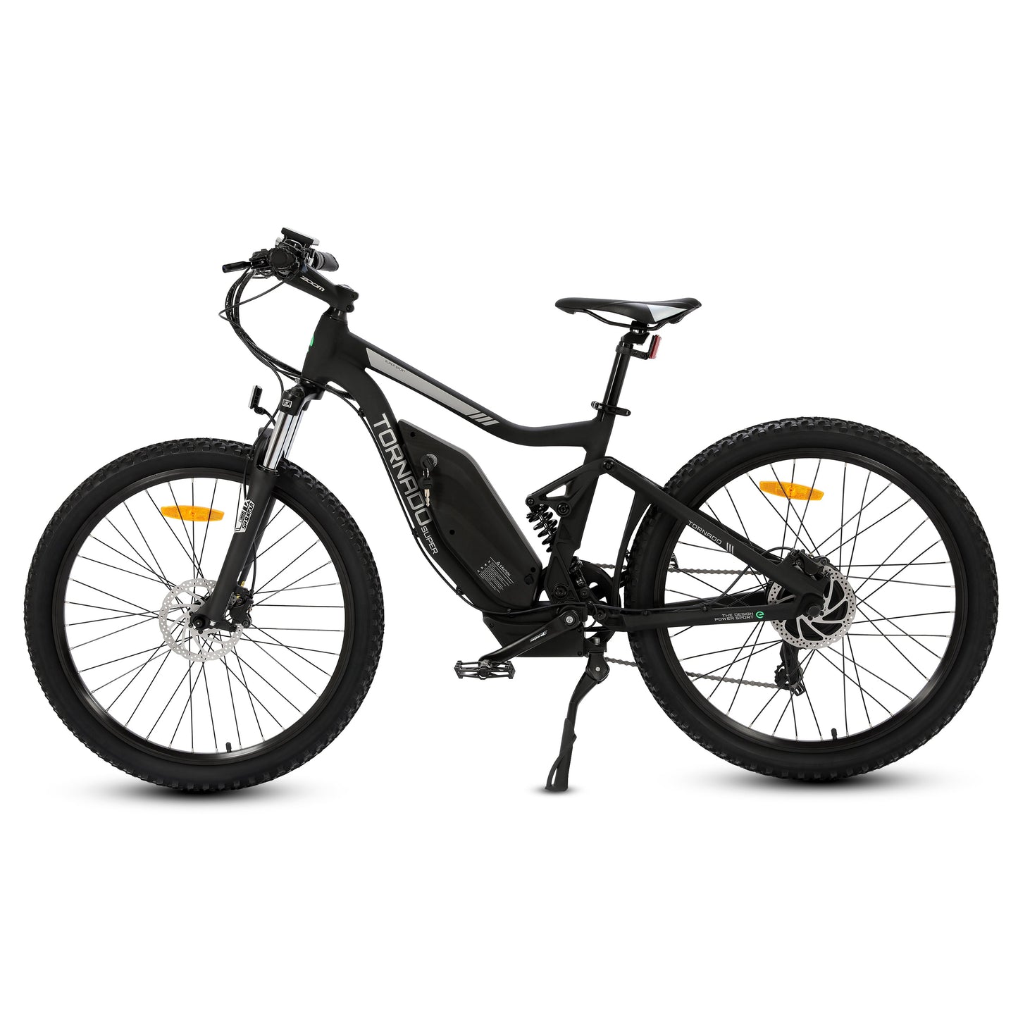 Ecotric Tornado All Terrain Full Suspension Electric Mountain Bike For Maximum Comfort 750W For Outdoor Riding