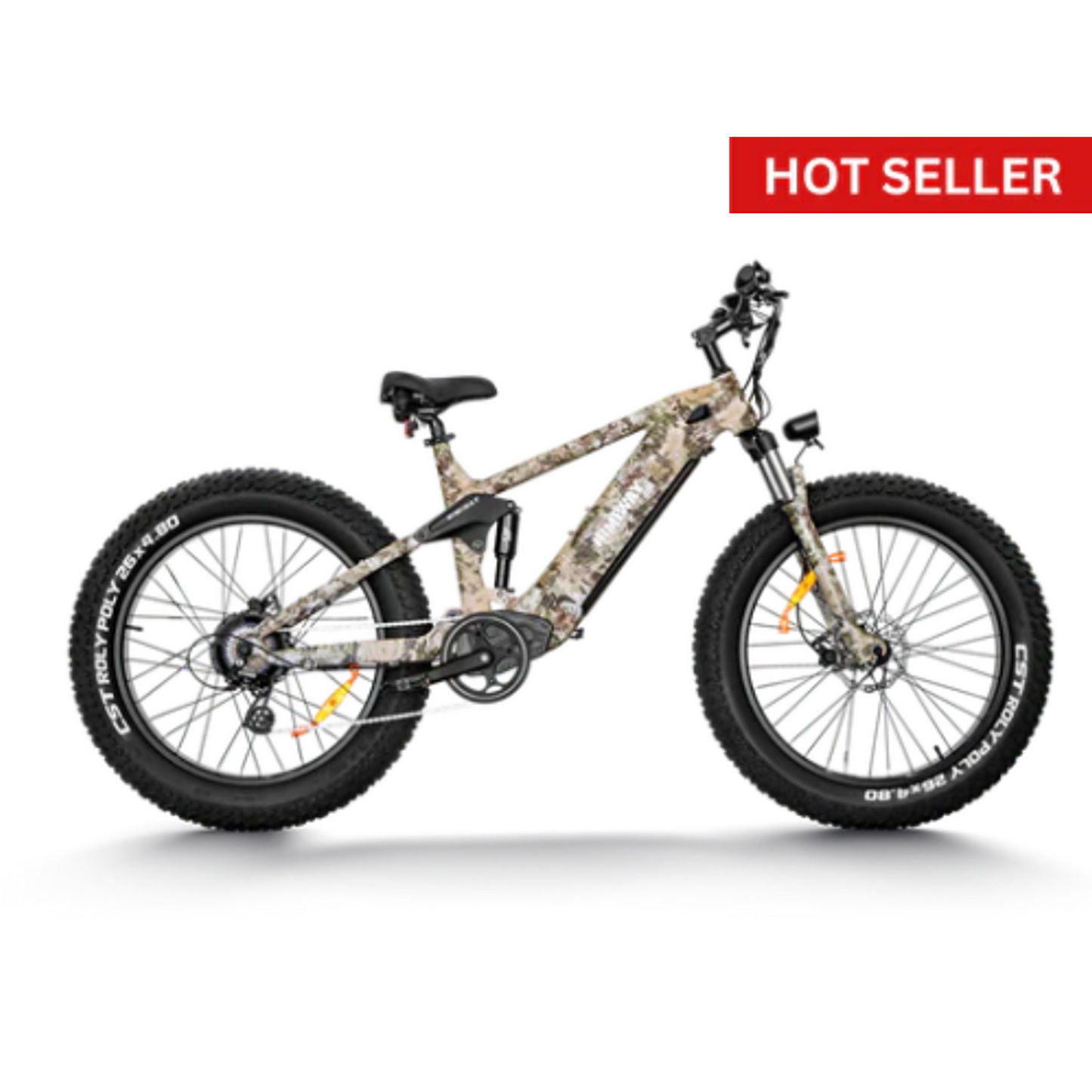 Himiway Cobra D7 Electric Bike 1000W All Terrain Super Fat Tires and Full Suspension Off-Road Hunting