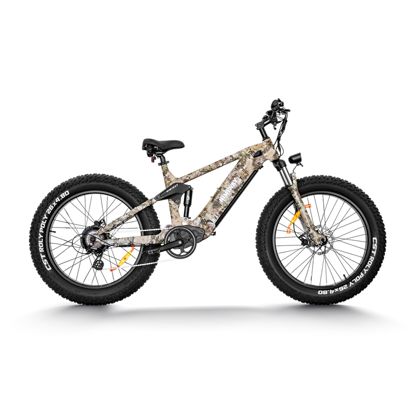 Himiway Cobra D7 Electric Bike 1000W All Terrain Super Fat Tires and Full Suspension Off-Road Hunting