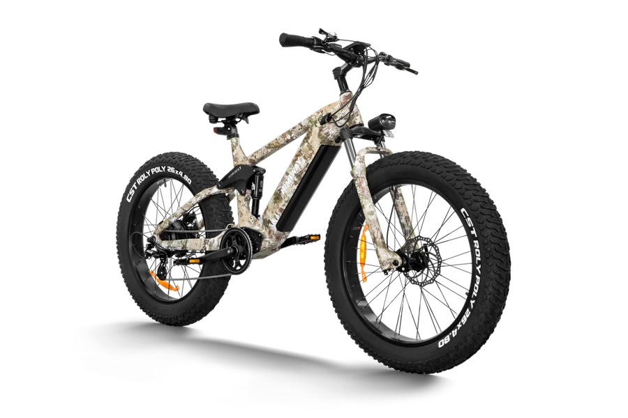 Himiway Cobra D7 Electric Bike 1000W All Terrain Super Fat Tires and Full Suspension Off-Road Hunting