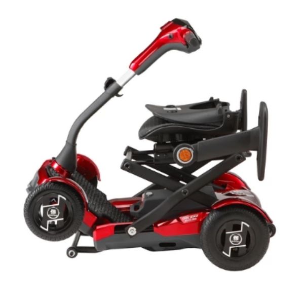 EV Rider TeQno Automatic Folding Mobility Scooter - Electromagnetic Safety Brakes 250lbs Weight Capacity