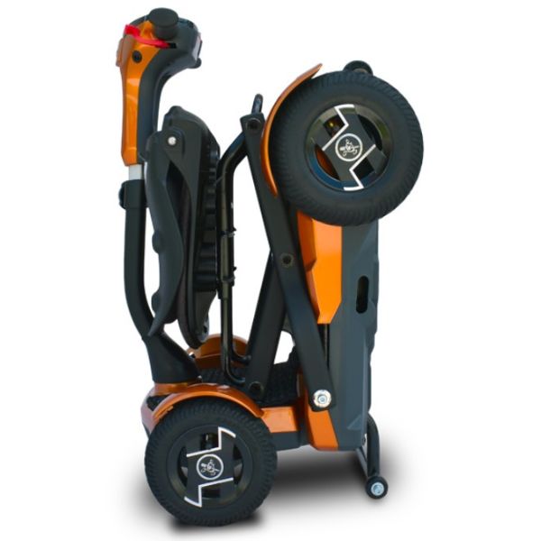 EV Rider TeQno Automatic Folding Mobility Scooter - Electromagnetic Safety Brakes 250lbs Weight Capacity
