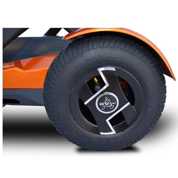EV Rider TeQno Automatic Folding Mobility Scooter - Electromagnetic Safety Brakes 250lbs Weight Capacity