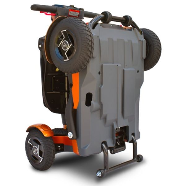 EV Rider TeQno Automatic Folding Mobility Scooter - Electromagnetic Safety Brakes 250lbs Weight Capacity