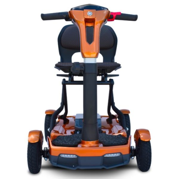 EV Rider TeQno Automatic Folding Mobility Scooter - Electromagnetic Safety Brakes 250lbs Weight Capacity
