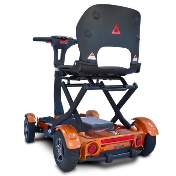 EV Rider TeQno Automatic Folding Mobility Scooter - Electromagnetic Safety Brakes 250lbs Weight Capacity