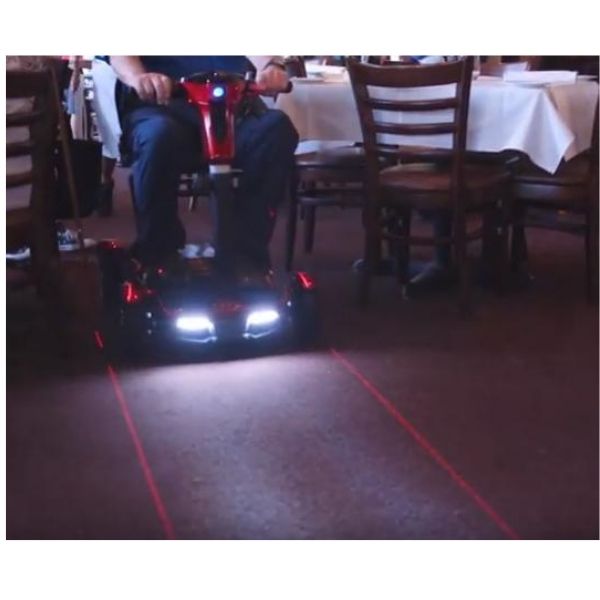 EV Rider TeQno Automatic Folding Mobility Scooter - Electromagnetic Safety Brakes 250lbs Weight Capacity