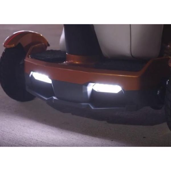EV Rider TeQno Automatic Folding Mobility Scooter - Electromagnetic Safety Brakes 250lbs Weight Capacity