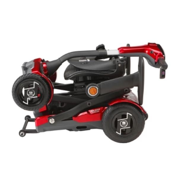 EV Rider TeQno Automatic Folding Mobility Scooter - Electromagnetic Safety Brakes 250lbs Weight Capacity