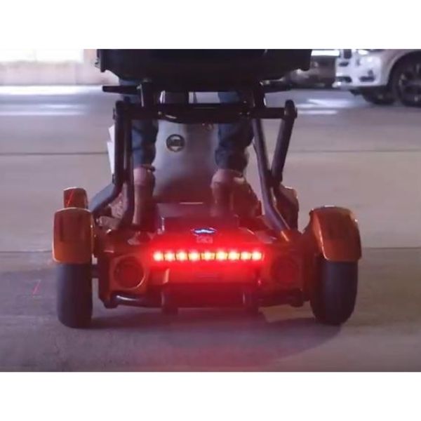 EV Rider TeQno Automatic Folding Mobility Scooter - Electromagnetic Safety Brakes 250lbs Weight Capacity